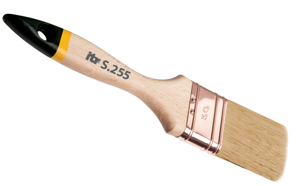 12pz pennellessa in setola bonda manico in legno art. 255 mm 40 cod:ferx.98362