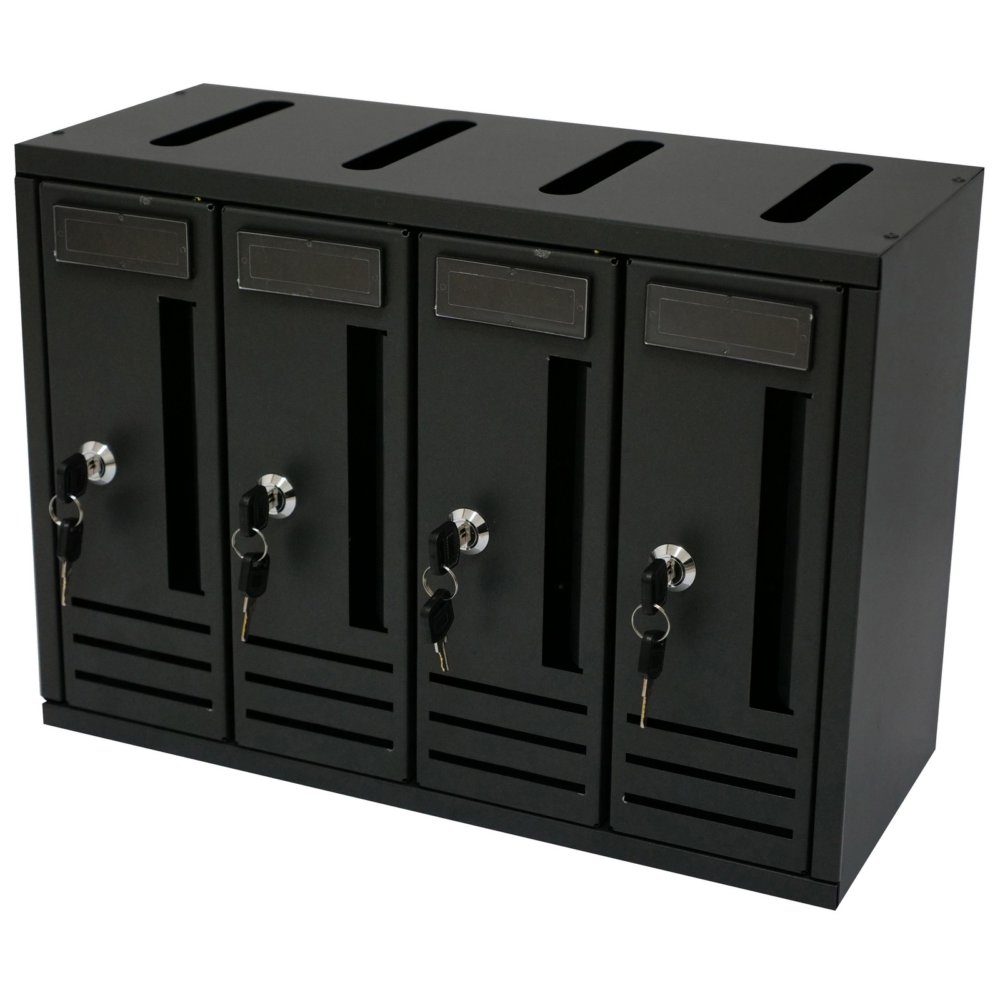 cassetta postale composta da 4 posti antracite cod:ferx.99230