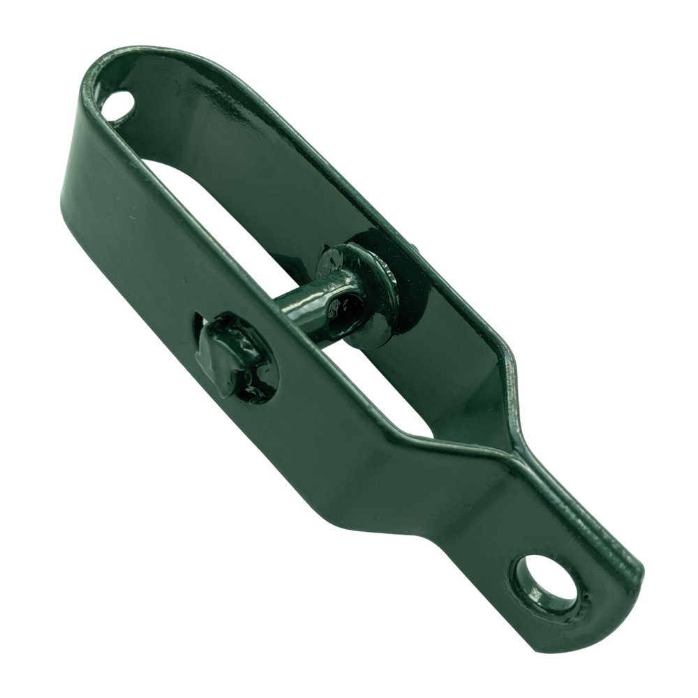 50pz tendifilo plastificato per rete per recinzione mm 30x22x100 verde cod:ferx.1763