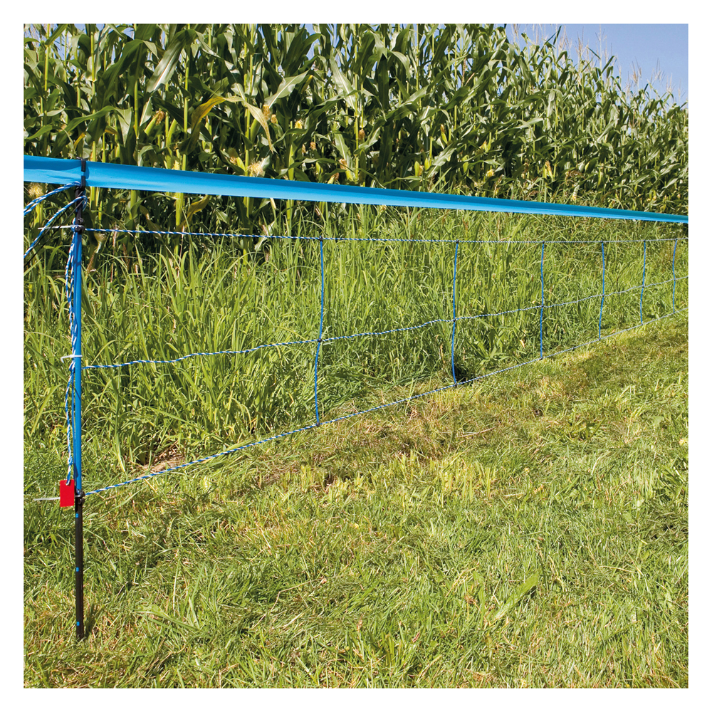 banda segnaletica per rete elettrificabile lunghezza 250 mt - h.25 mm. cod:ferx.6049875nlm