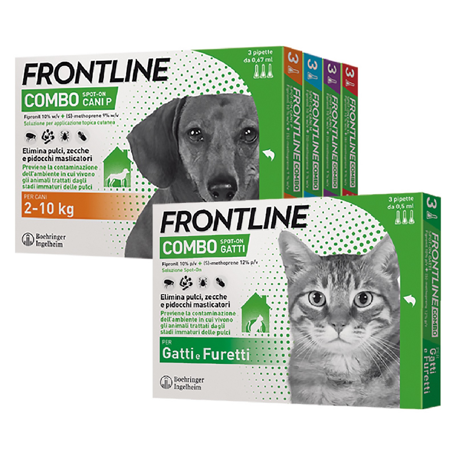 Image of cf antiparassitario &#39;frontline combo&#39; gatti/furetti - 3 pipette ml 0,5 cod:ferx.6800600nlm