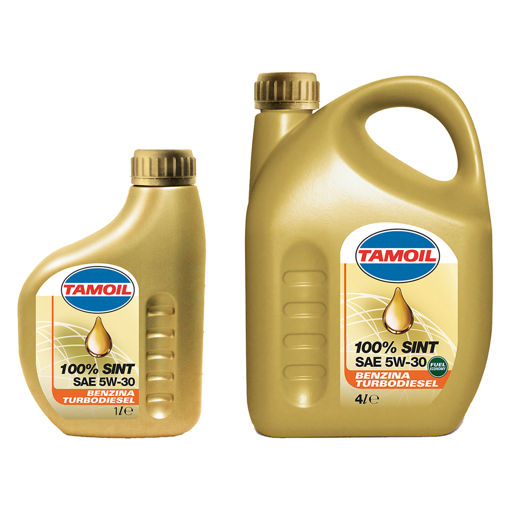3pz olio motore per autovetture 'tamoil 100% sint' 5w30 - lt. 4 cod:ferx.6060509nlm