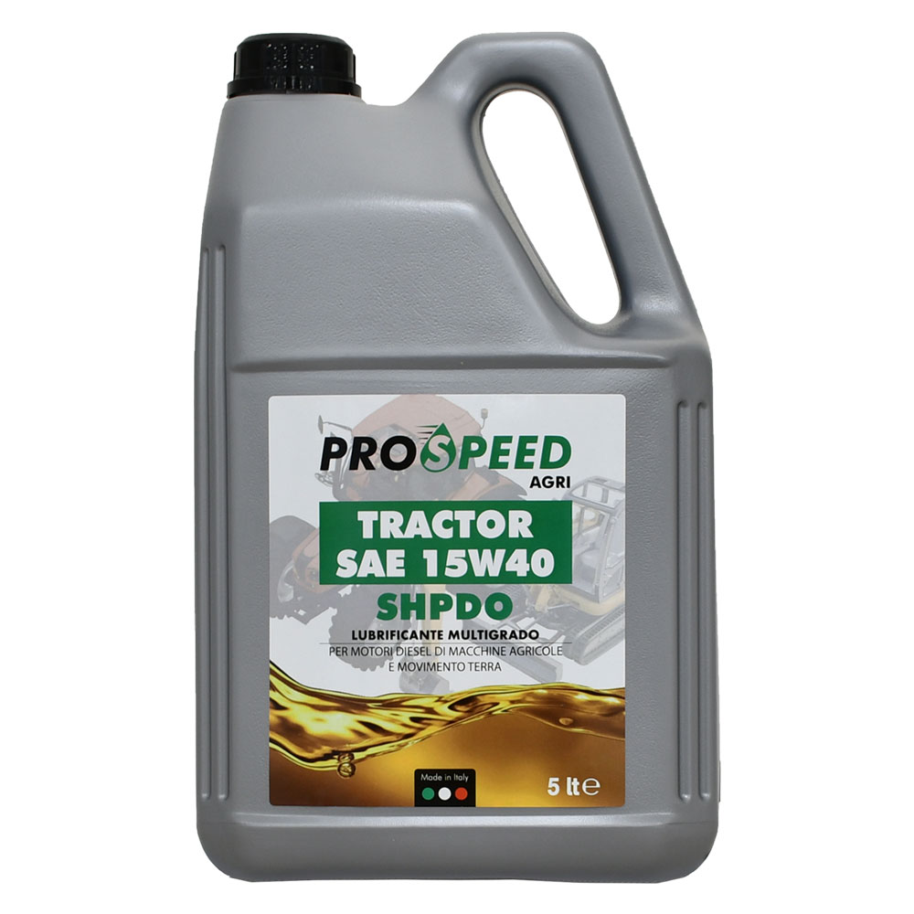 4pz olio lubrificante per macchine agricole 'tractor' 15w40 - tipo shpdo cod:ferx.6090290nlm