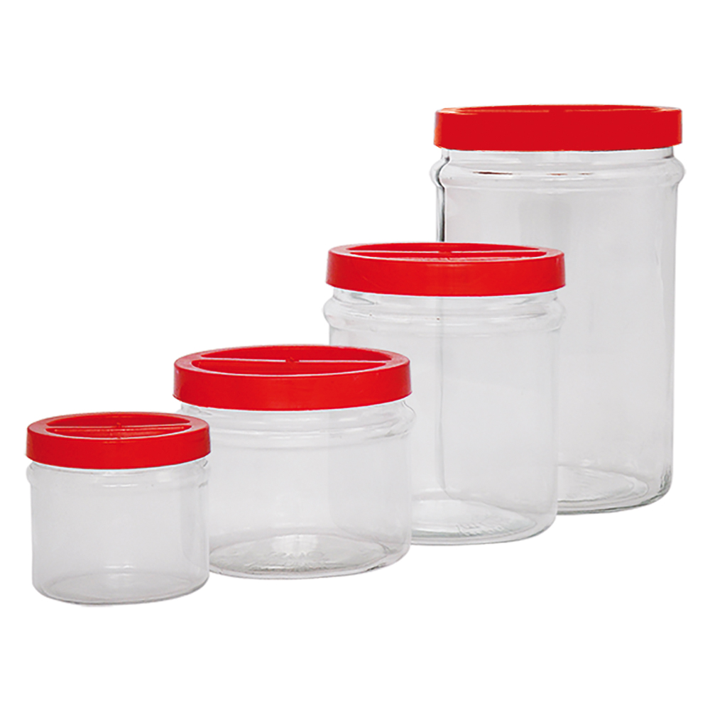 6pz vaso in vetro per alimenti 'ortes' kg. 5 cod:ferx.794086nlm