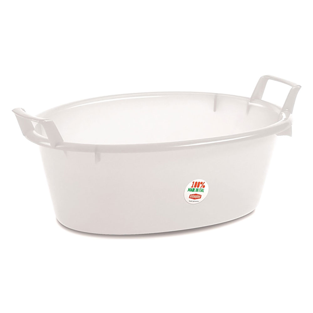 bacinella ovale ø80 cm - 75 lt neutro cod:ferx.841021nlm