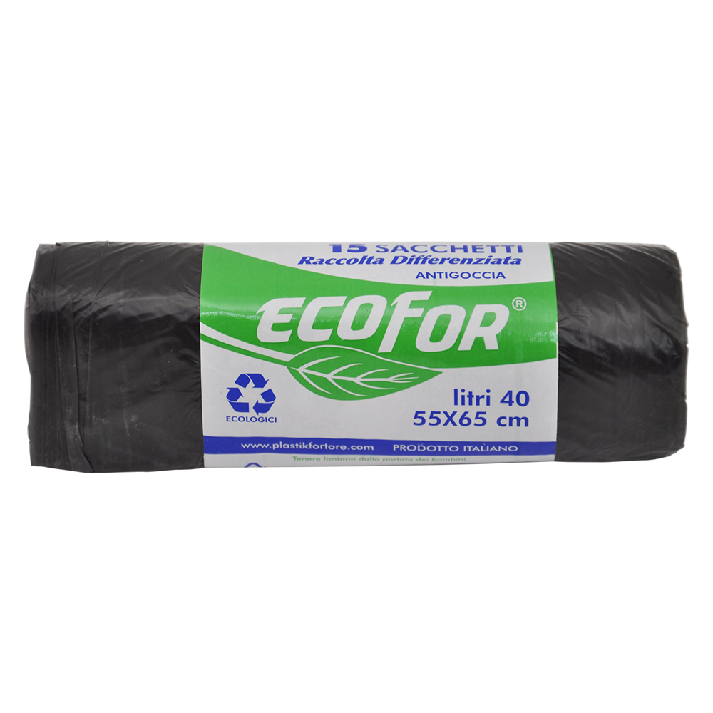 cf sacchetti per pattumiera cm 70 x 110 cf.10 pz - trasparenti cod:ferx.8035420nlm