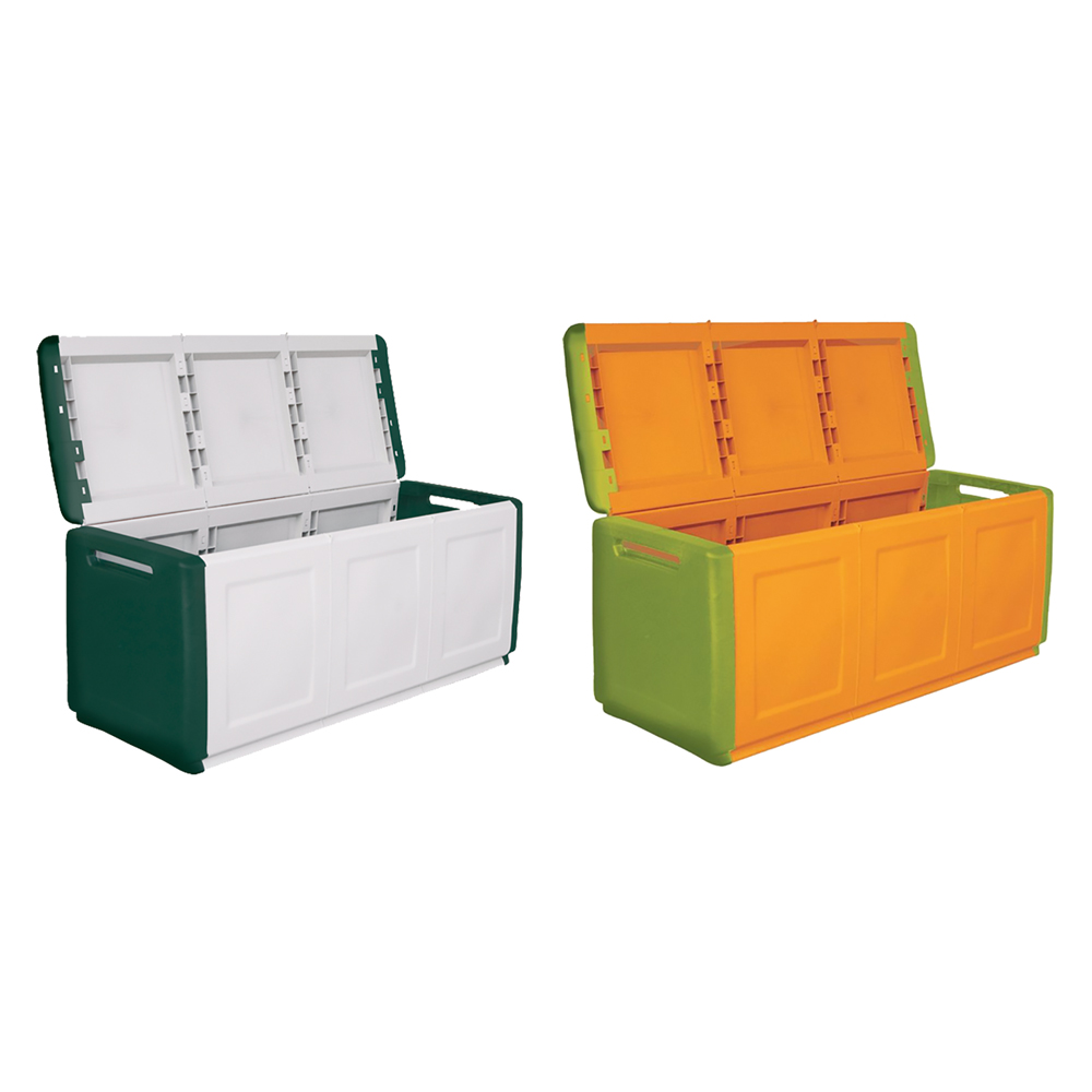 baule portatutto cm 138 x 53 x h 57 - tortora/ecru cod:ferx.805012nlm