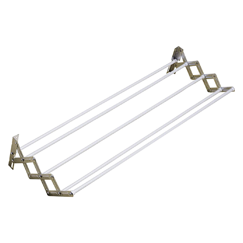6pz stendibiancheria estensibile a parete lunghezza cm. 80 - capacitã  mt. 4 cod:ferx.8002190nlm