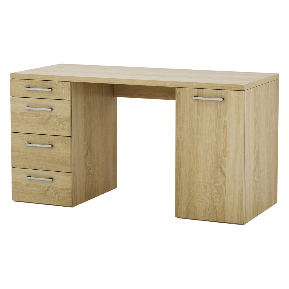 scrivania linea 'volos' cm. 60 x 139 x h.74 - rovere cod:ferx.7950172nlm