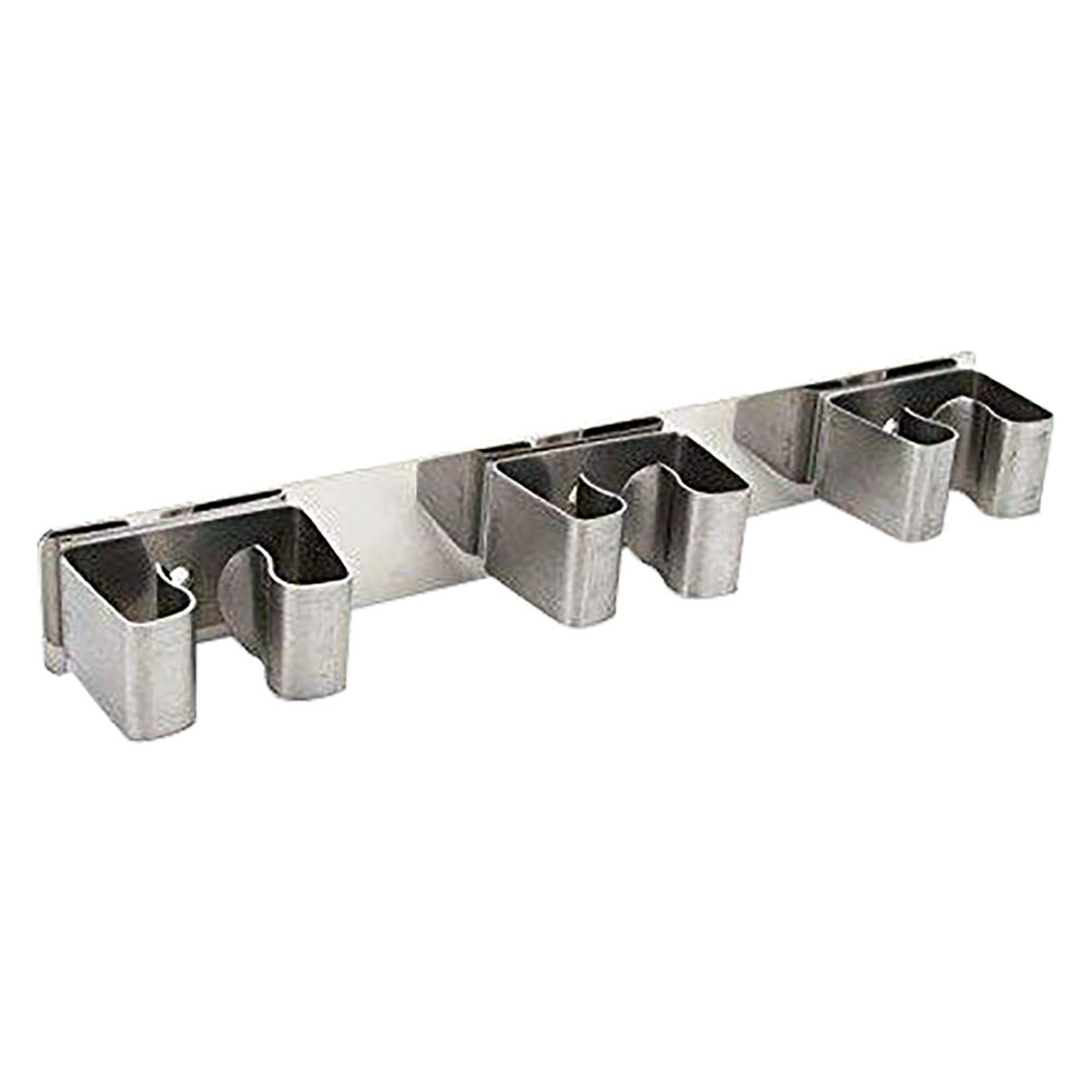 6pz barra appendiscopa in acciaio inox 3 posti cod:ferx.380306nlm