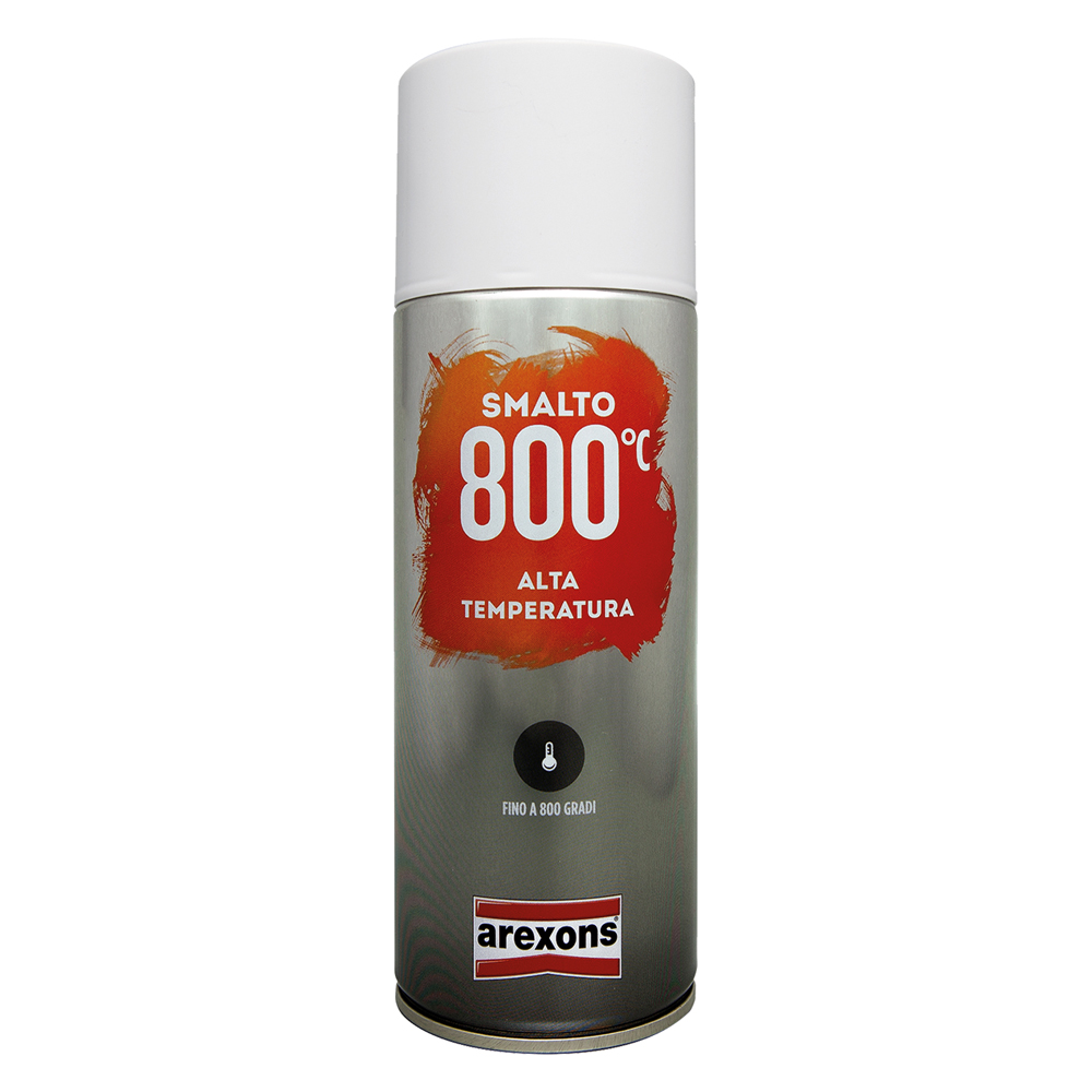 6pz smalto spray alta temperatura ml. 400 - nero opaco cod:ferx.901835nlm