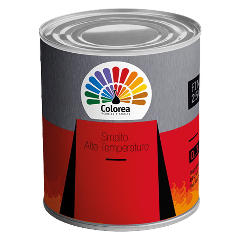 6pz smalto alta temperatura 'colorea' lt. 0,375 alluminio cod:ferx.9017284nlm
