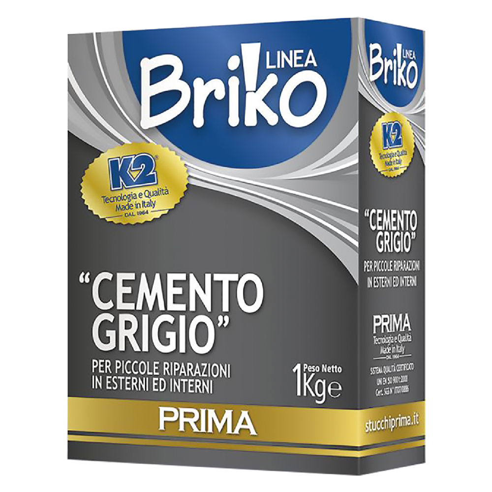 4pz cemento grigio in polvere 'briko k2' kg. 4 - sacchetta cod:ferx.9041630nlm