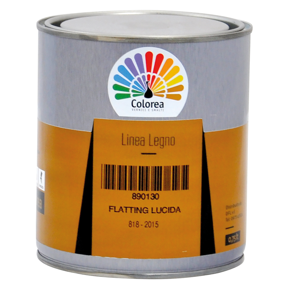 6pz vernice flatting 'colorea' lt. 0,750 trasparente opaca cod:ferx.890131nlm