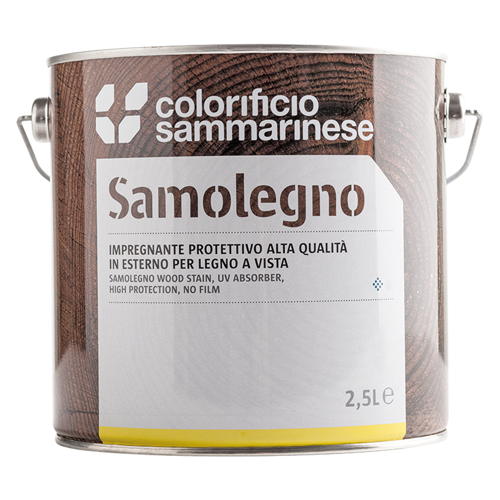 6pz impregnante 'samolegno' lt. 0,750 castagno cod:ferx.9034542nlm