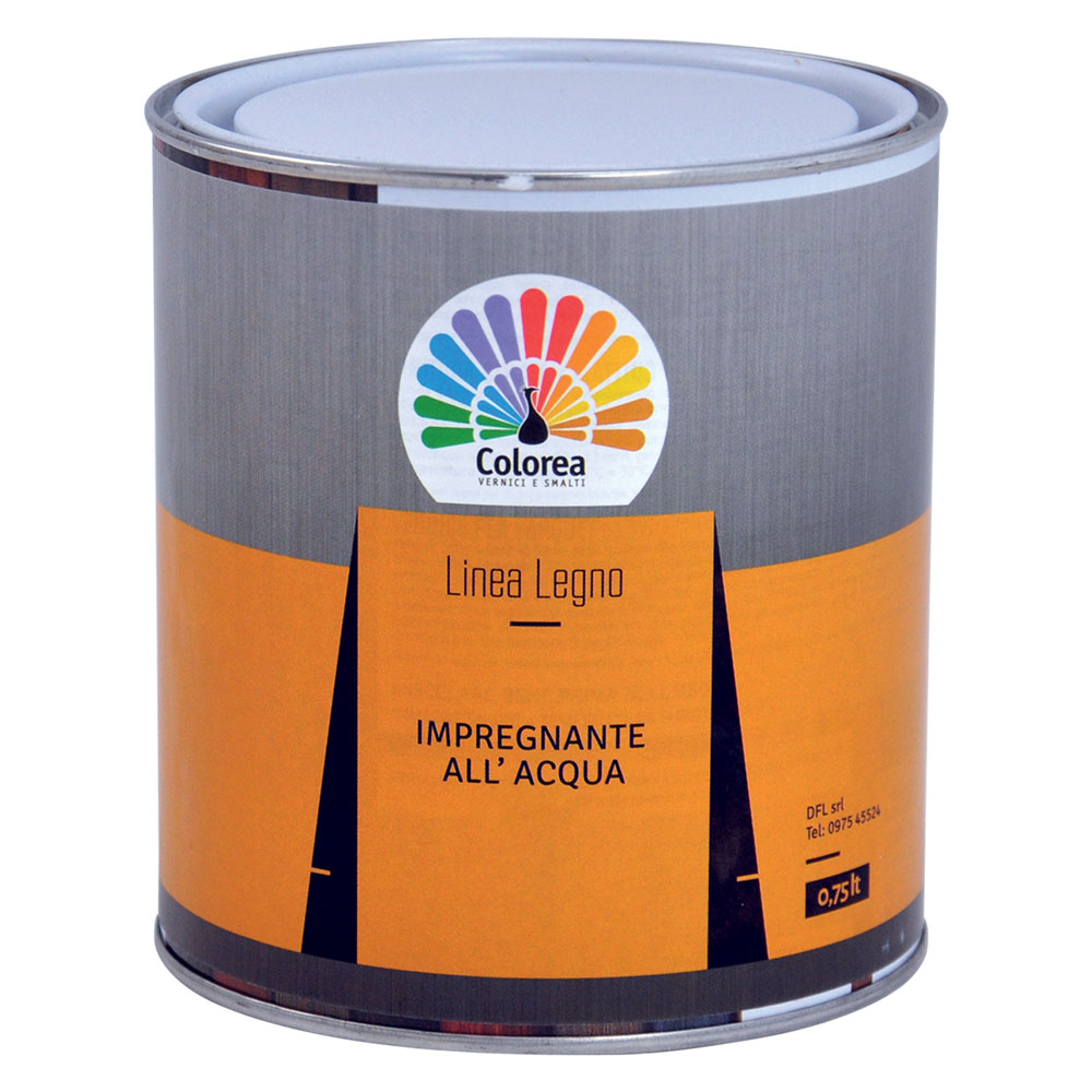 6pz impregnante per legno 'colorea' lt. 0,750 bianco cod:ferx.890400nlm