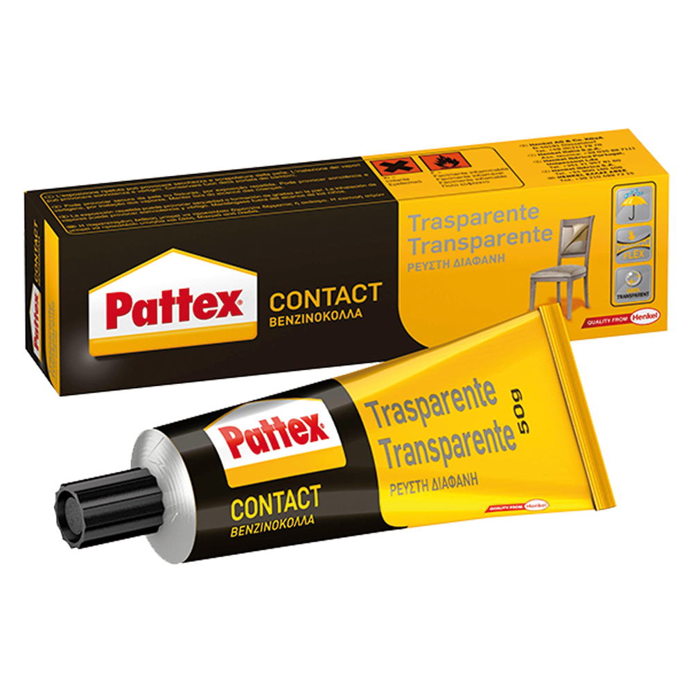 12pz pattex adesivo trasparente gr. 125 cod:ferx.900072nlm