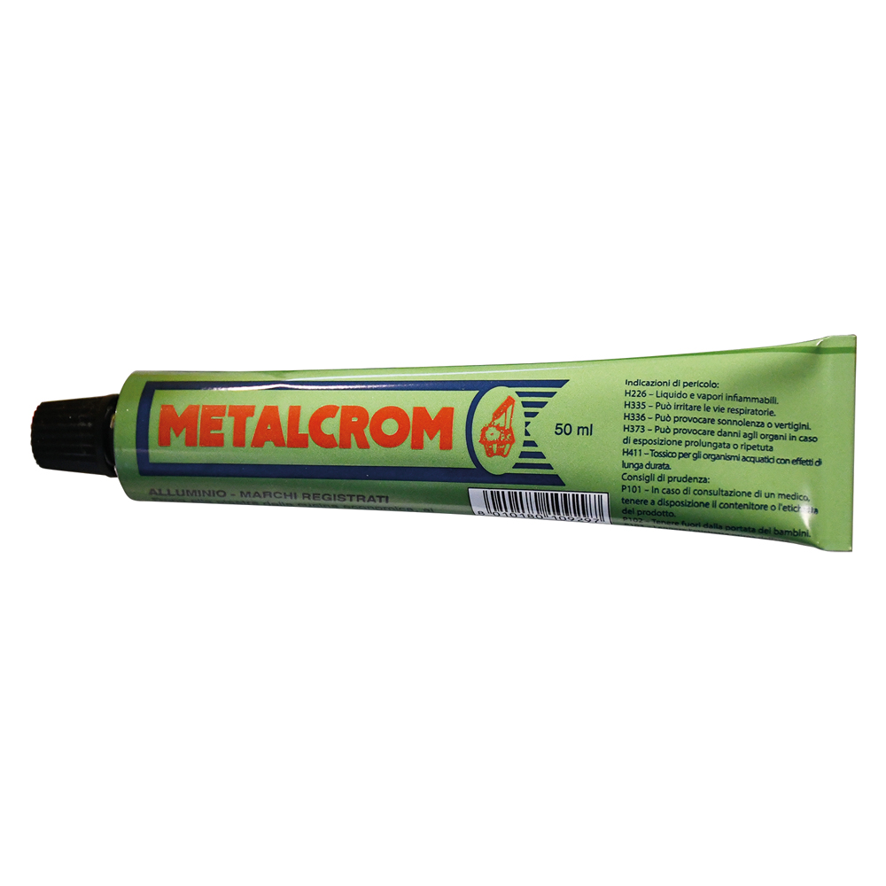 20pz lucidante in pasta per metalli 'metalcrom' finitura alluminio cod:ferx.9064280nlm