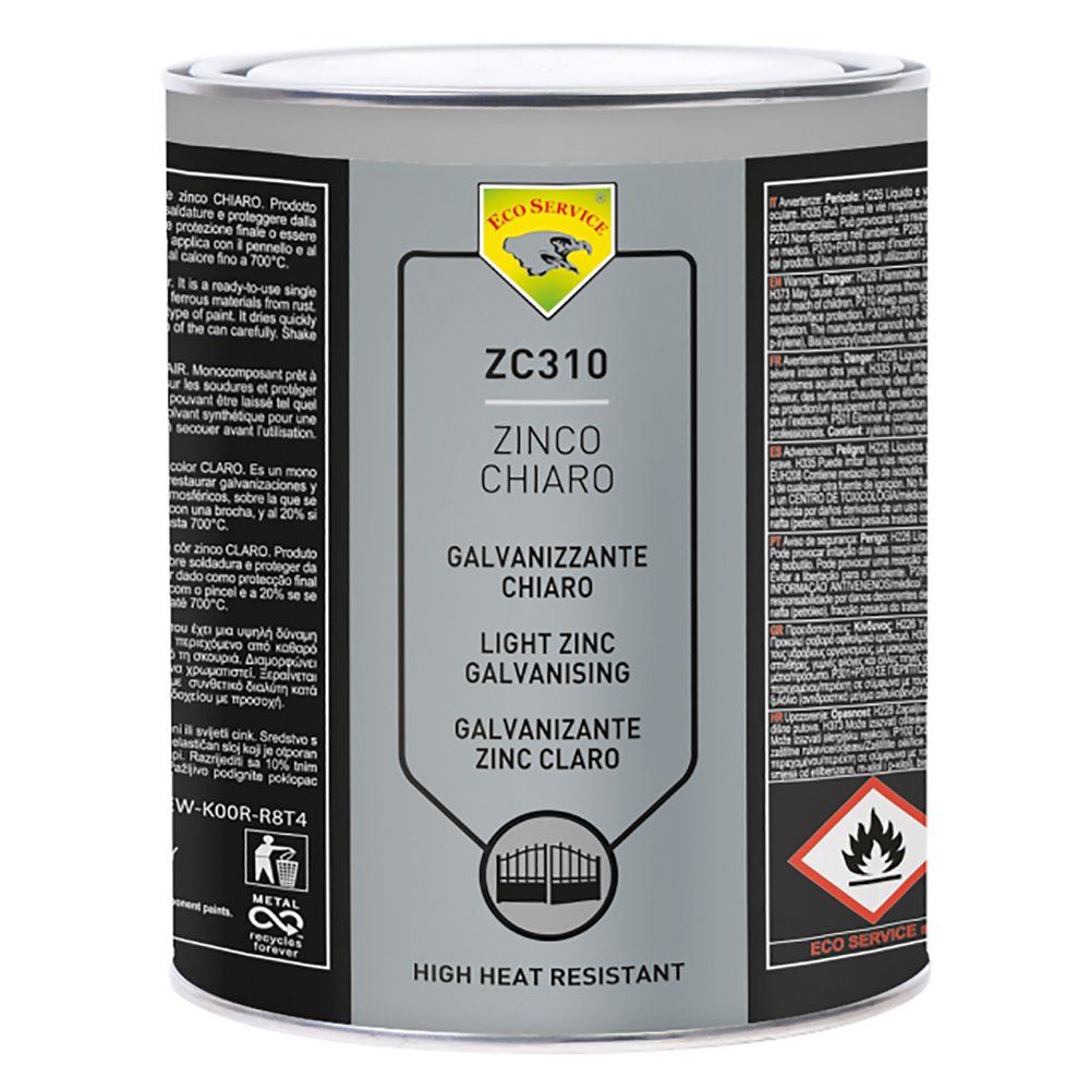 antiruggine protettiva 'zinco chiaro' kg. 1 - liquido cod:ferx.9200420nlm