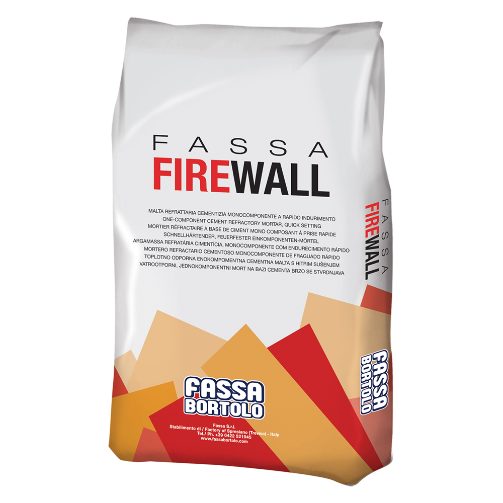 5pz malta cementizia refrattaria 'fassa firewall' kg. 5 cod:ferx.9026360nlm