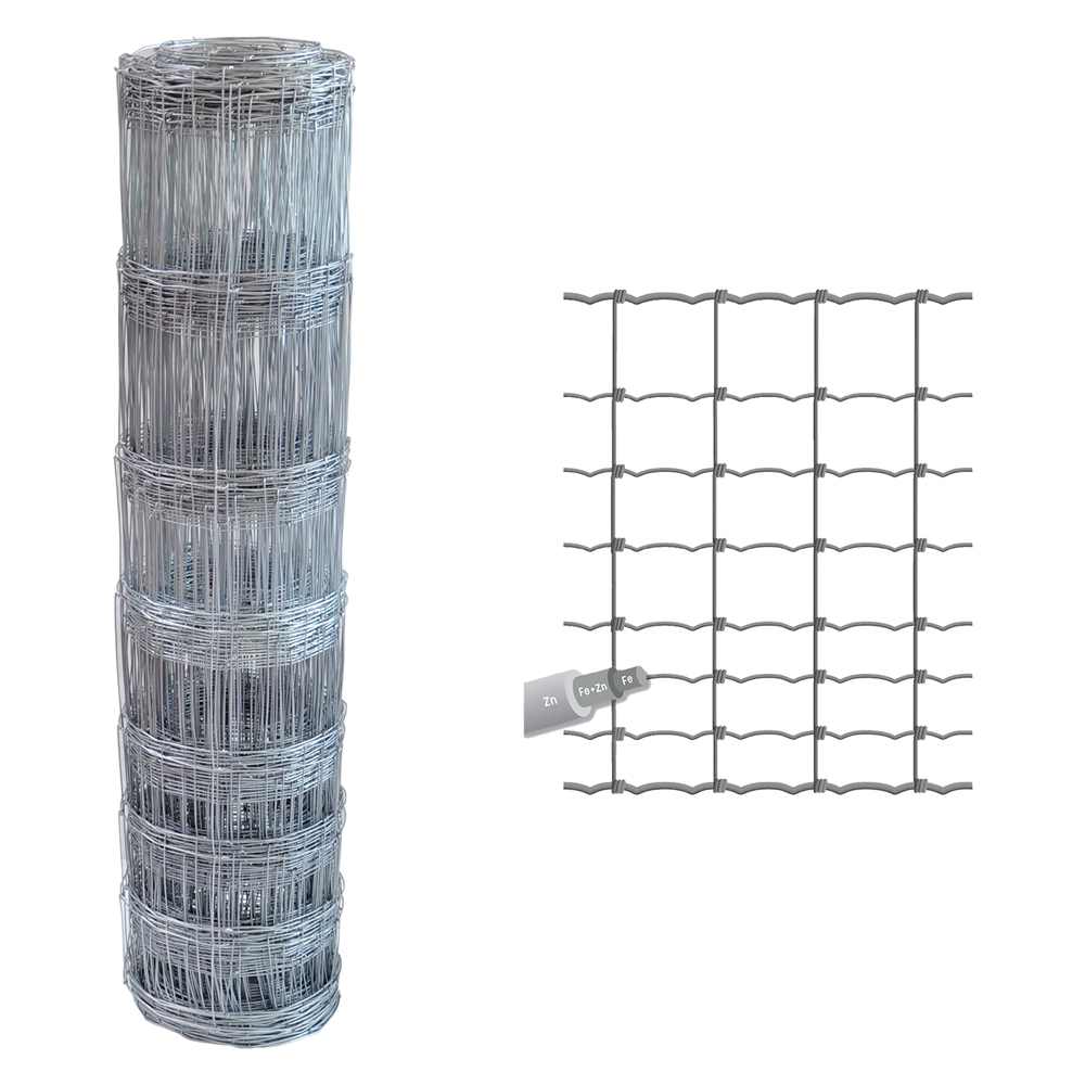 1 pz rete pastorale h cm.120 mt.50 - maglia 15 fili 9 cod:ferx.107302nlm