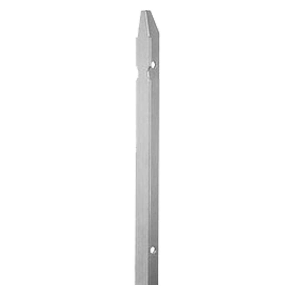 10pz paletto zincato per recinzione cm 125 - mm 30x30x3,0 codice 1074302 cod:ferx.1074302nlm
