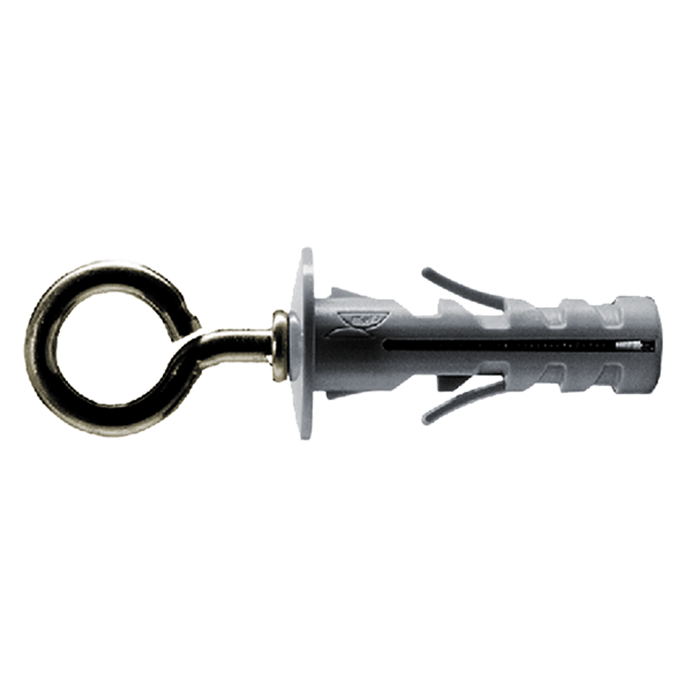 100pz tassello nylon 'casa' ca 9 40/6 - m4 - 9 x 40 cod:ferx.440166nlm