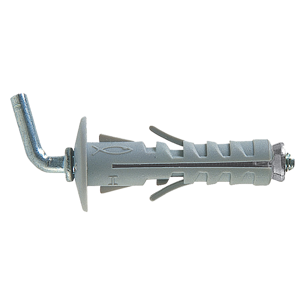 100pz tassello con gancio corto sb 12/8 ø 12 x 45 mm cod:ferx.4600268nlm