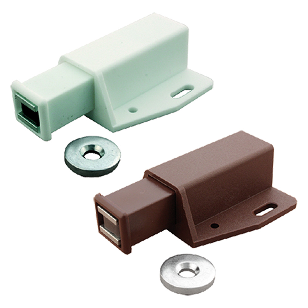 100pz chiusura magnetica 'automatica' mm 46 x 40 marrone cod:ferx.308156nlm