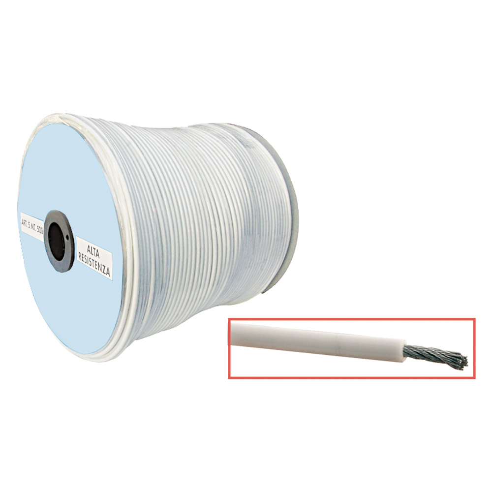 1 pz cavetto stendibiancheria ''biancone'' ø 4,5 x mt 500 codice 310538 cod:ferx.310538nlm