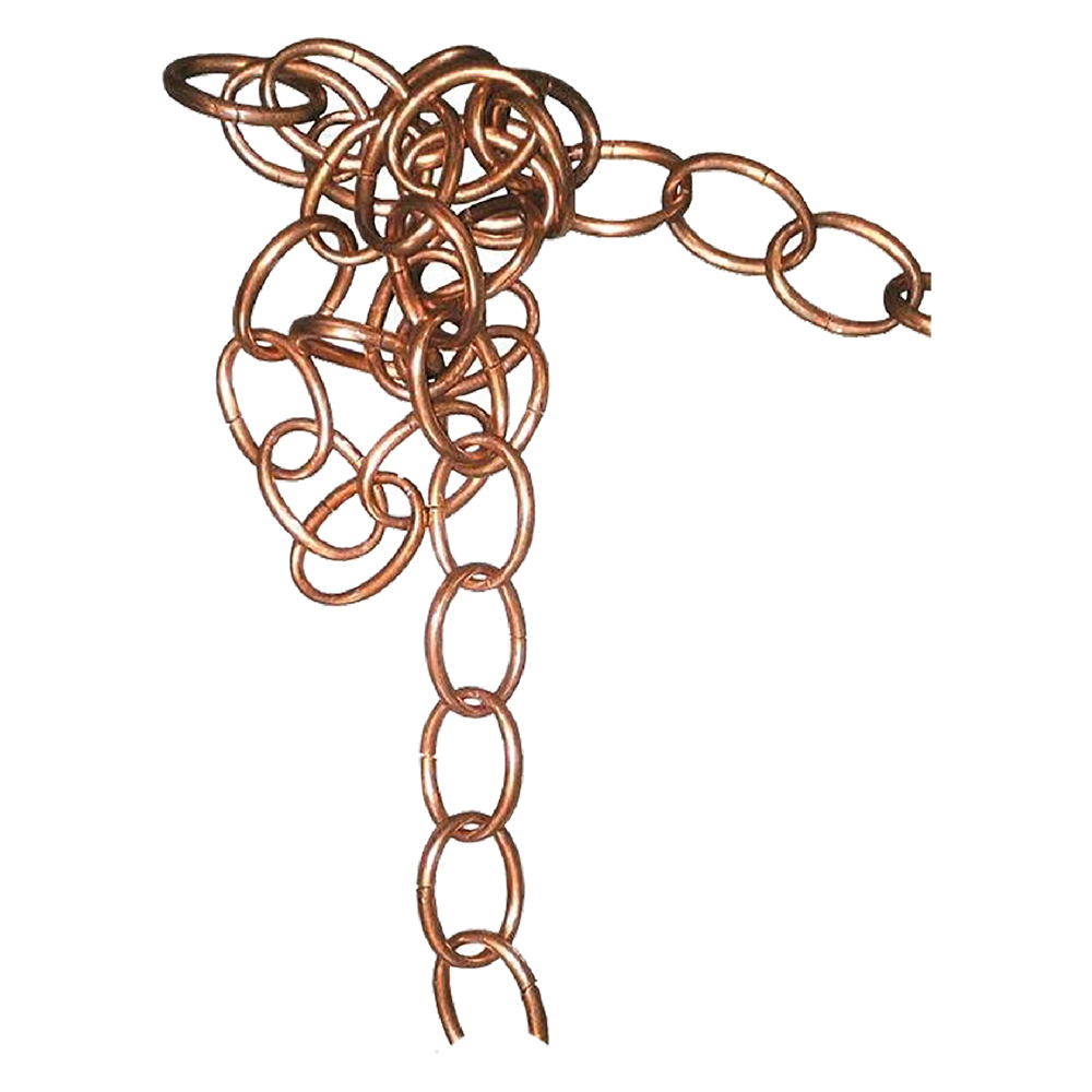 cf catena ornamentale ovale 30 mt - ottonata cod:ferx.3114852nlm