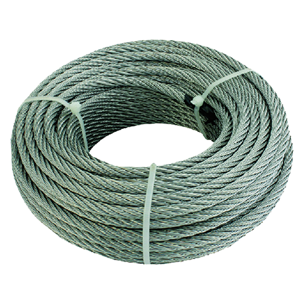 1 pz fune acciaio inox '316' mm 5 x rt. 25 mt cod:ferx.310770nlm