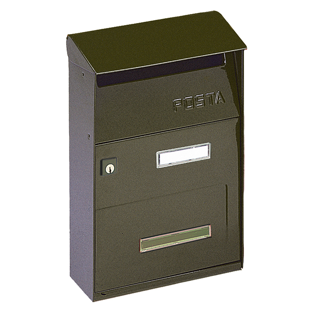 cassetta postale serie 'effe' cm 22 x 11 x h 32,5 vern.ghisa cod:ferx.3131130nlm