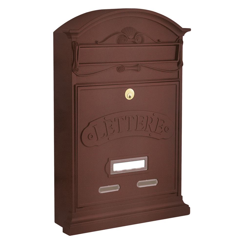 cassetta postale serie 'lettere' ruggine cod:ferx.3130700nlm