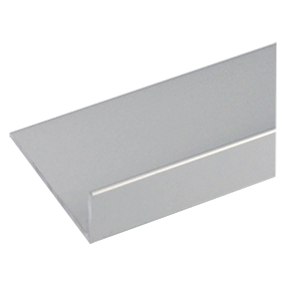 10pz profilo per fai da te angolare tipo 'l' mm 30 x 15 x 1 - mt 2 colore argento cod:ferx.1031744nlm