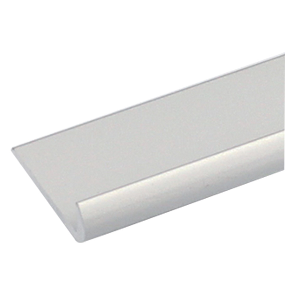 15pz profilo per fai da te tipo 'unghietta' mm 22 x 1 - mt 2 colore argento cod:ferx.1031798nlm