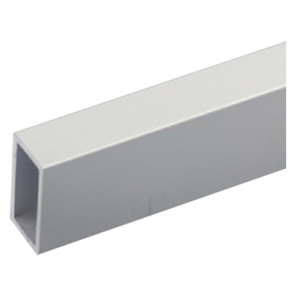 8pz profilo per fai da te tubo rettangolare mm 30 x 15 x 1 - mt 2 colore argento cod:ferx.1031868nlm