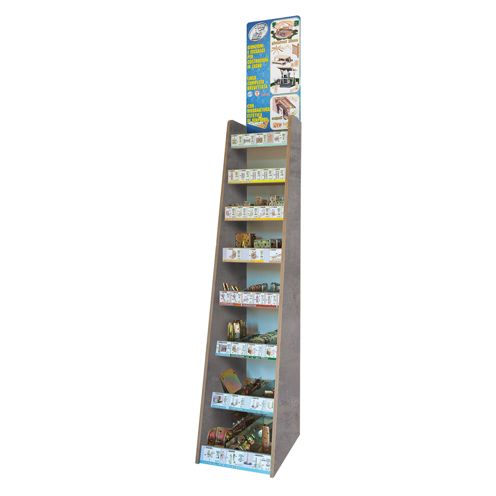cf assortimento 'espo gazebo 49' 1203 pezzi + espositore omaggio cod:ferx.305067nlm