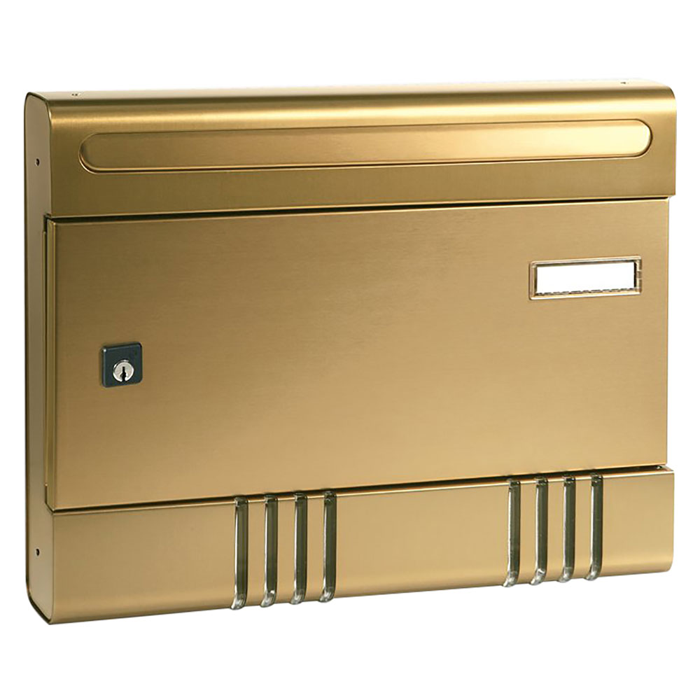 cassetta postale serie 'sire' anodizzato bronzo cod:ferx.3130780nlm