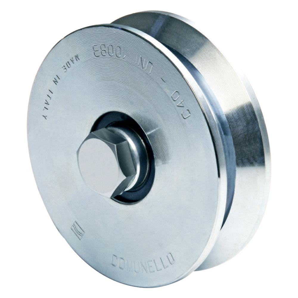 2pz ruota per cancelli gola a 'y' art. 307y diametro 137 - portata 550 kg cod:ferx.3151472nlm