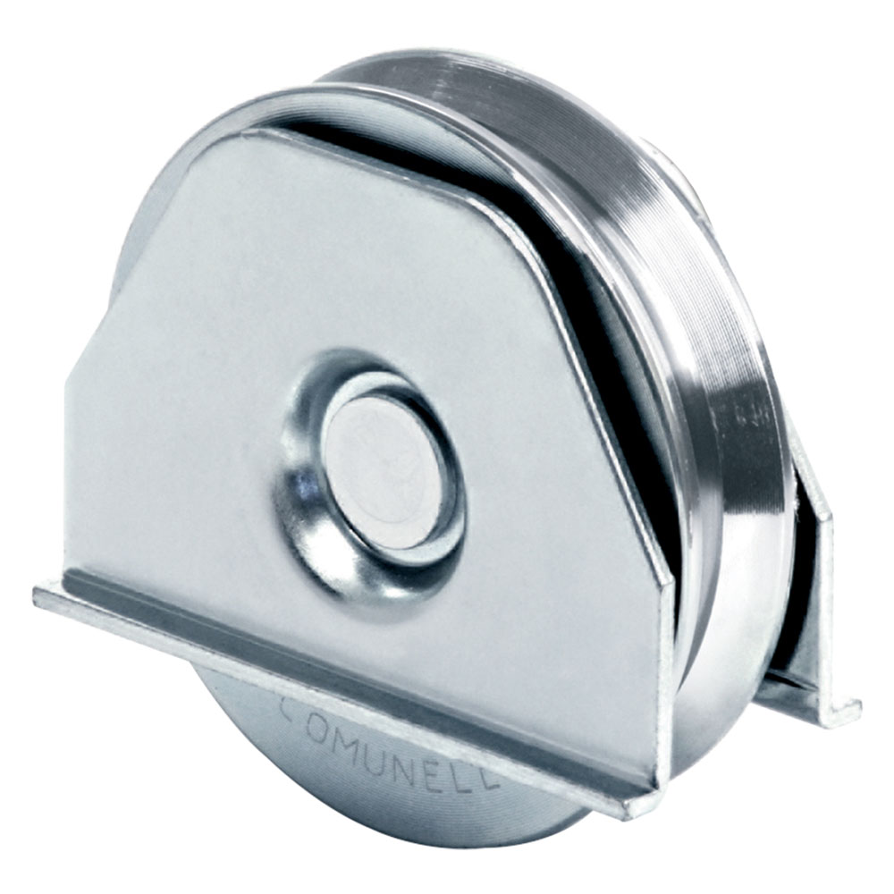 2pz ruota per cancelli gola a 'y' art. 330y diametro 137 - portata 240 kg cod:ferx.3153510nlm