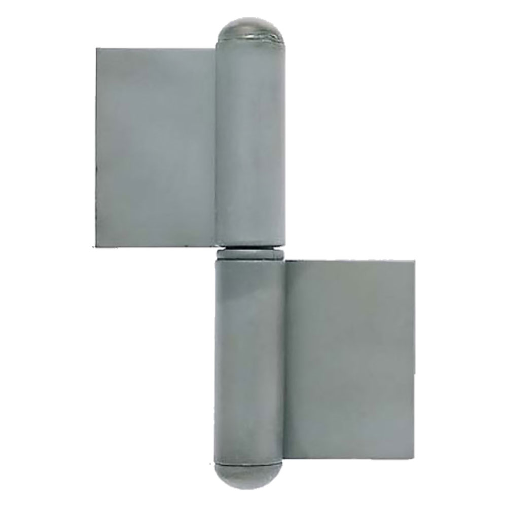 20pz cerniera in acciaio art.1222 destra - mm 122 x 80 - ali 60 mm cod:ferx.3061256nlm