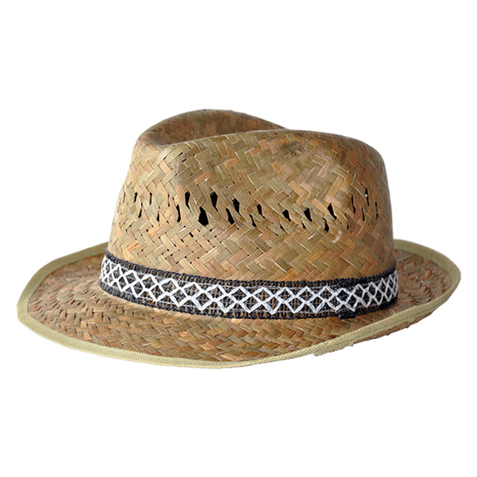Image of 12pz cappello in paglia &#39;alpino&#39; taglia 56 cod:ferx.620101nlm