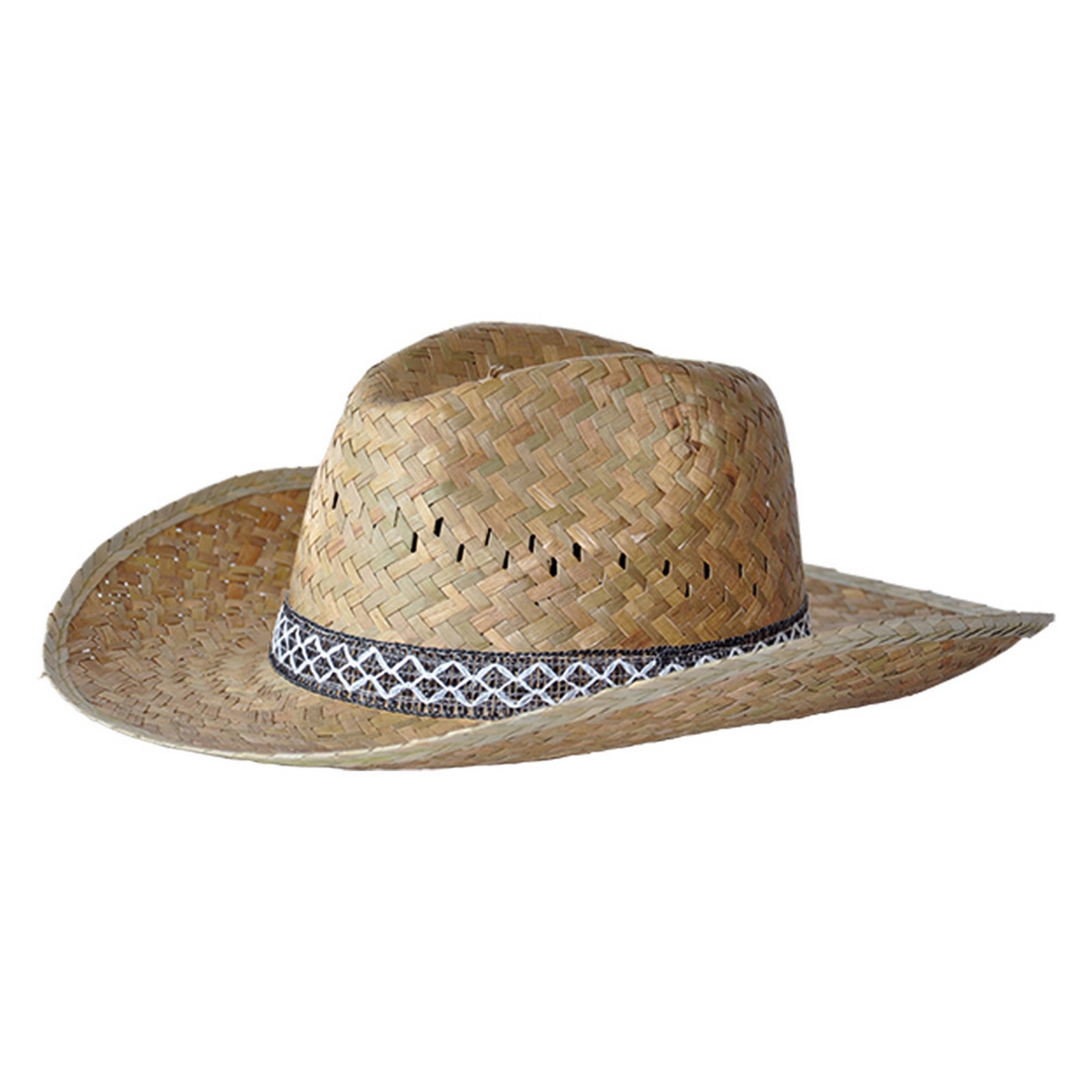 Image of 12pz cappello in paglia &#39;cowboy&#39; taglia 56 cod:ferx.620103nlm