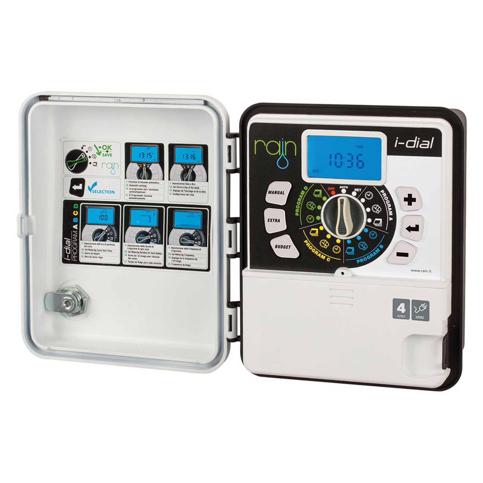 Image of centralina rain &#39;i-dial&#39; 4 stazioni - 24 volt cod:ferx.6119910nlm