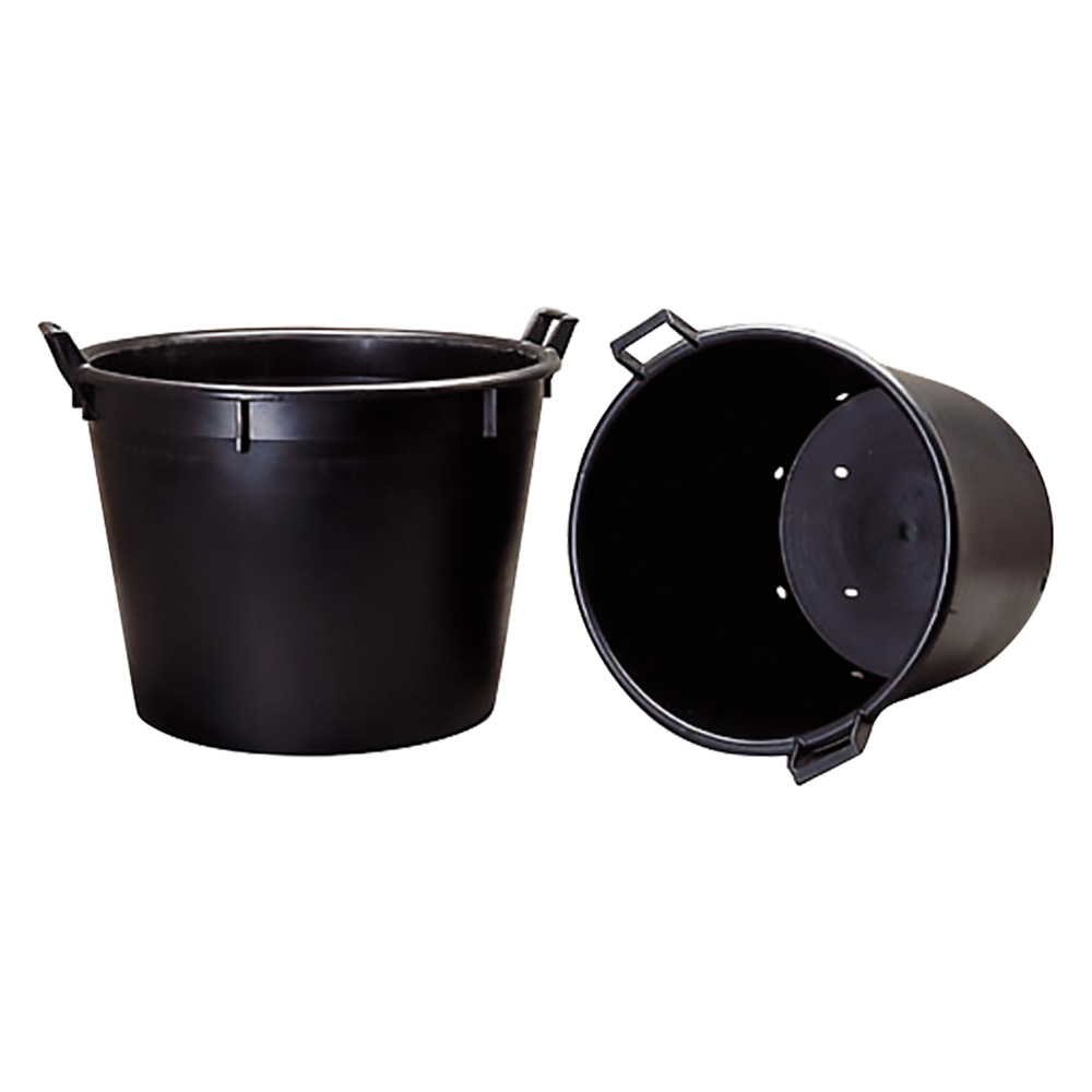 mastello per vivaio 2 manici lt. 90 - ø60 cm. cod:ferx.612917nlm