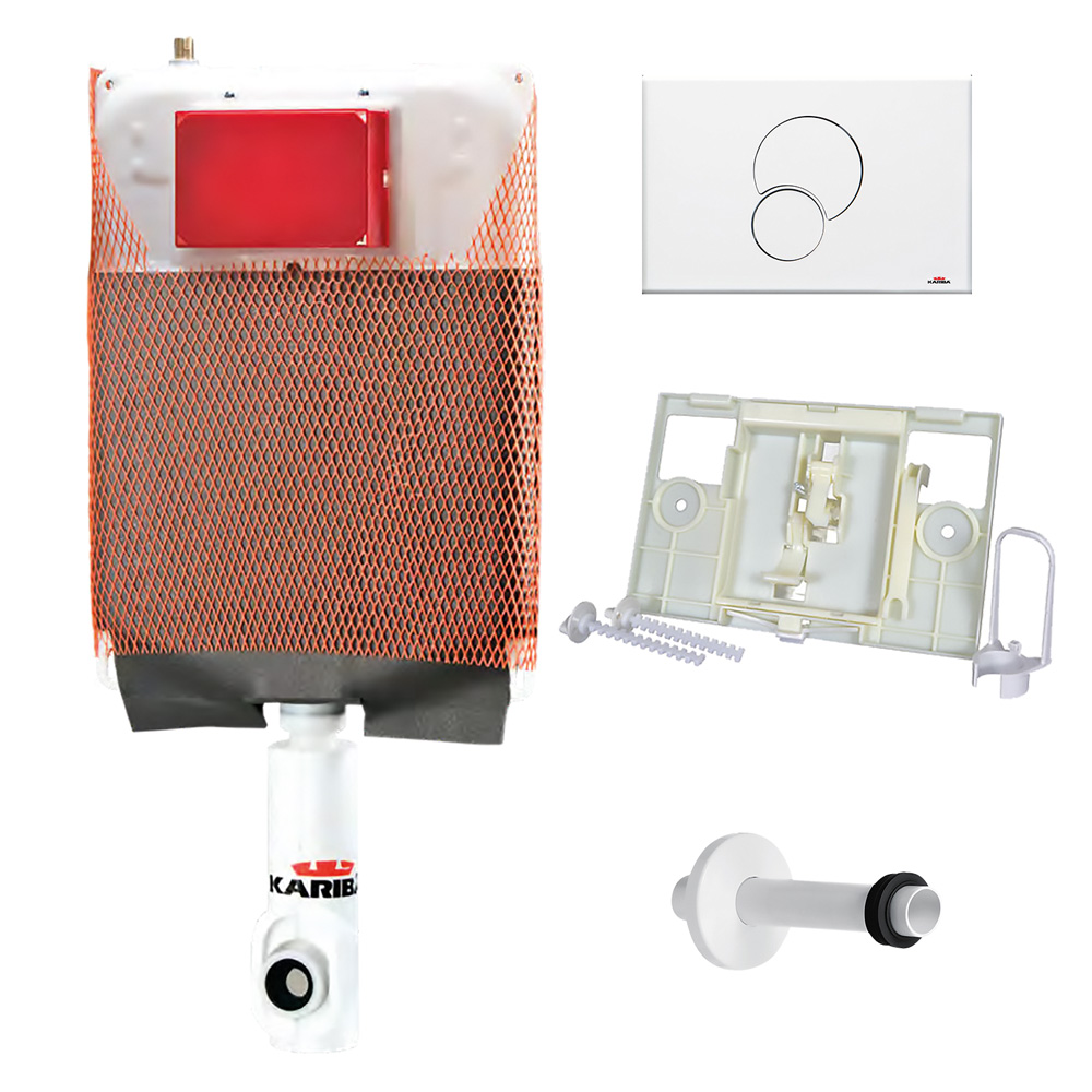 cassetta di scarico wc incasso completa 'monolith kit cod:ferx.2053286nlm