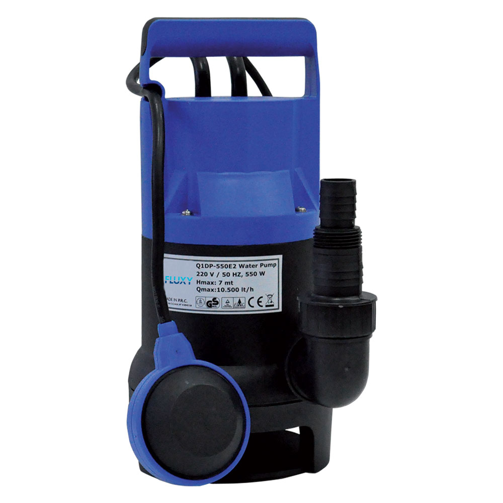 elettropompa sommergibile in pvc 750 watt - 13000 litri/h - hp 1,0 codice 2067148 cod:ferx.2067148nlm