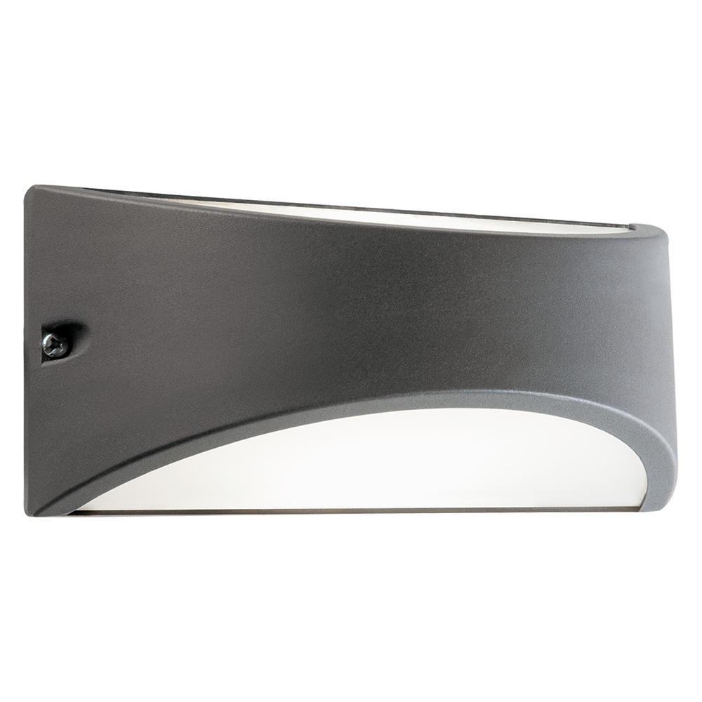 applique led 'lhasa' 10 w - cm 22 x 10 x 10 grigio cod:ferx.8042914nlm
