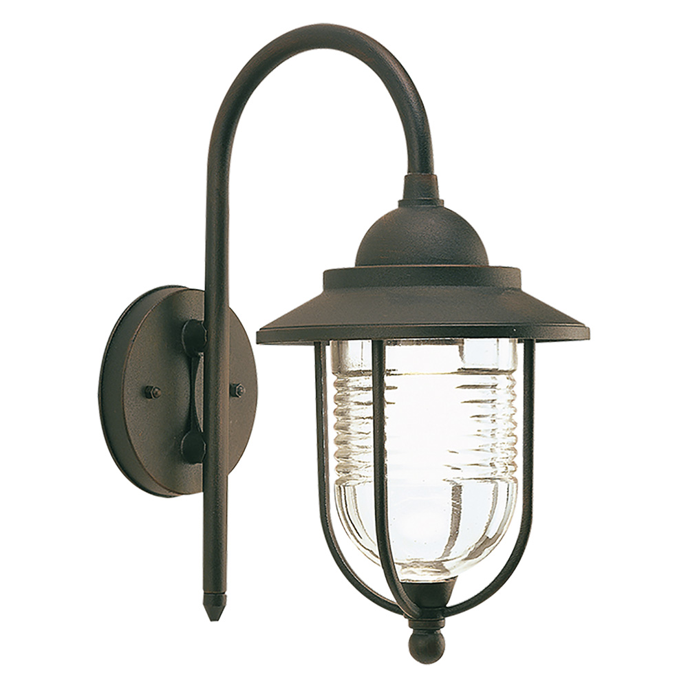 applique 'porto' 60 w - cm 35 x 18 x 27 ruggine cod:ferx.8042500nlm
